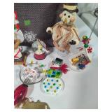 Snowman Tote, Asst Ornaments & Holiday Decor