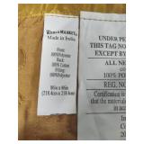 Gold/Cream Quilted Bed Cover + Shams (Full Size 86" x 86")