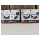 KISS Mink Effect Bold Collection -style: Haughty -1 pair of eyelashes  (set of 2)