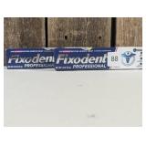Fixodent Professional Ultimate Denture Adhesive Cream 1.8 oz  (set of 2)