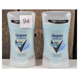 Degree Ultraclear Antiperspirant Deodorant -Black and White  - 1.6 oz - (set of 2)
