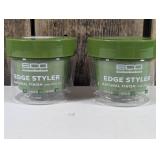 Eco Styler Natural Finish with Olive Oil Edge Styler Strong Hold 3 oz  (set of 2)