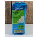 Breeze Maxi Pads With Flexi-Wings - Long Super 42ct