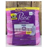 Poise Maximum Absorbency Incontinence Pads -Maximum Long - 60ct