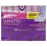 Poise Maximum Absorbency Incontinence Pads -Maximum Long - 60ct