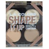 L.A. Colors Shape It Up Sculpt & Contour Palette (set of 2)
