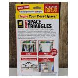 AS-SEEN-ON-TV, Hanger Hooks Triple Closet Space 18 PC Value Pack