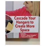 AS-SEEN-ON-TV, Hanger Hooks Triple Closet Space 18 PC Value Pack