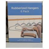 True Living Rubberized Hangers, 6 ct  (set of 2)