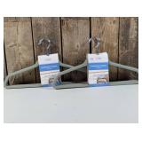 True Living Rubberized Hangers, 6 ct  (set of 2)