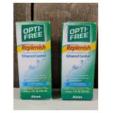 Opti-Free Replenish Multi-Purpose Contact Solution - Enhanced Comfort, 4 fl oz  ( set of 2)