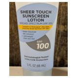 Studio Selection 3oz. SPF 100 Sheer Touch Sunscreen Lotion (set of 2)