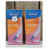 Rexall One Step Pregnancy Test, 1 ct  (set of 2)