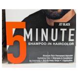 Dark & Natural 5 Minute Shampoo-In Hair Color, Jet Black (set of 2)