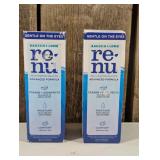 Renu Contact Lens Solution, Advanced Formula Multipurpose Lens Cleaner for Eye Contacts, 4 oz (set of 2)