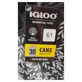 igloo essential tote cooler bag