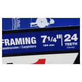 Set of 4 Avanti Pro 7-1/4 in. x 24-Tooth Framing Circular Saw Blade