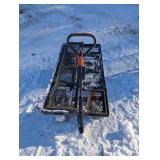 Nice Metal Utility Cart with Sides