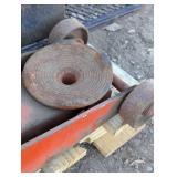 Large 1.5 Ton Jack with Handle - Orange