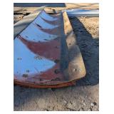 Heavy duty plow blade with edge 90 in Long