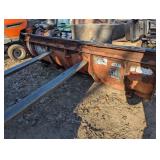 Heavy duty plow blade with edge 90 in Long