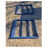 Pair of 42x36-in heavy duty shelving scaffolding brackets