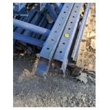 Heavy Duty 9 ft. By 32-in steel uprights for uprights 8 cross beams and middle supports blue garage racking