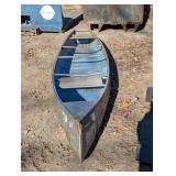 18-Ft aluminum Johnson series canoe  Two-seater