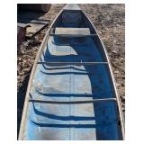 18-Ft aluminum Johnson series canoe  Two-seater