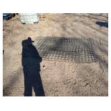 Four panels of garden fence 8 ft. X5 ft. Two of the panels are rolled