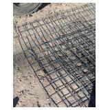 Four panels of garden fence 8 ft. X5 ft. Two of the panels are rolled