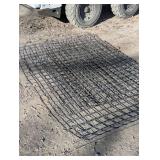 Four panels of garden fence 8 ft. X5 ft. Two of the panels are rolled