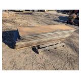 10 - 8 foot Banquet tables - wood tops - see pics
