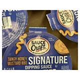 OK 3 - Sauce Craft Signature Tangy Honey Mustard BBQ Dipping Sauce Cups - 96x Bulk Box