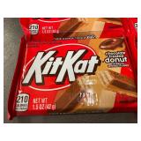 Lot of 12 Kit Kat Chocolate Frosted Donut 1.5 oz Bars - BB 08/2025