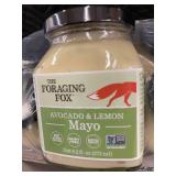 AZ 2 - Case of 6 Foraging Fox Avocado & Lemon Mayo 9.2 oz Jars - BB 09/27/24