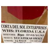 Diana Yucatekas Vinegar & Hot Chili Yucca Chips, 24 Bags, Exp 05/25