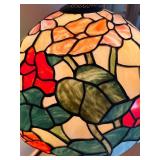 Table Lamp with Tiffany Stained Glass Style Shade