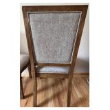 Pair of Samson International Dining Chairs with Wood Trim - #1