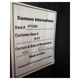 Pair of Samson International Dining Chairs with Wood Trim - #1