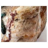 MCM Bijan Metal Bronze Patina Tree Sculpture on Rock Base