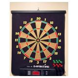 Brookstone Dartboard & Family Board Game Lot - SEE ALL PHOTOS