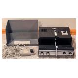 Ward 644 Automatic Slide Projector - Coated Anastigmat 4-Inch Lens and Radiant Deluxe Meteor Tripod Projection Screen