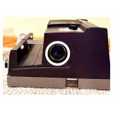 Ward 644 Automatic Slide Projector - Coated Anastigmat 4-Inch Lens and Radiant Deluxe Meteor Tripod Projection Screen