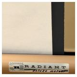 Ward 644 Automatic Slide Projector - Coated Anastigmat 4-Inch Lens and Radiant Deluxe Meteor Tripod Projection Screen