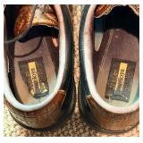 FootJoy Golf Shoes Size 9M Brown Croc Pattern & Spike Kit