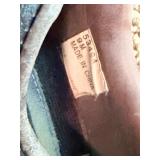 FootJoy Golf Shoes Size 9M Brown Croc Pattern & Spike Kit