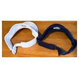 9 Golf Visors with Assorted Club Logos