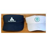 9 Golf Visors with Assorted Club Logos