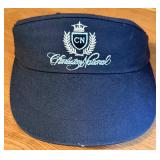 9 Golf Visors with Assorted Club Logos